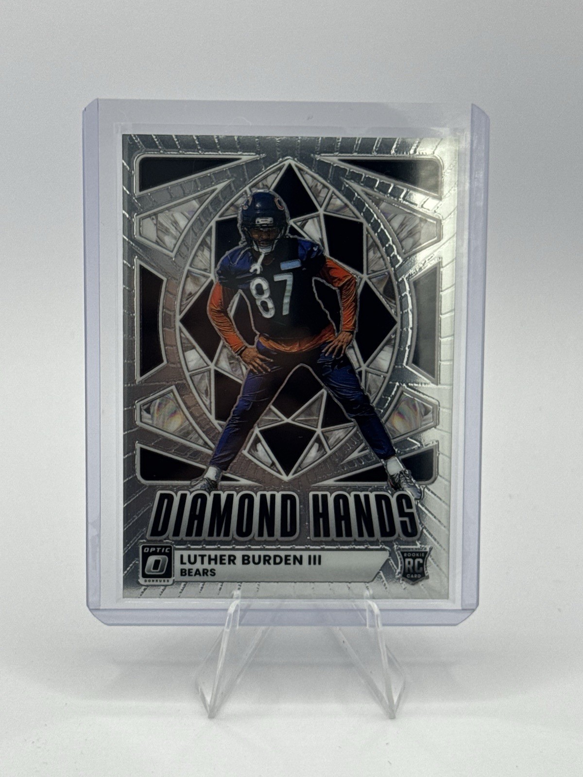 Panini Donruss Optic 2025 Luther Burden III Diamond Hands Rookie #5 Bears Card