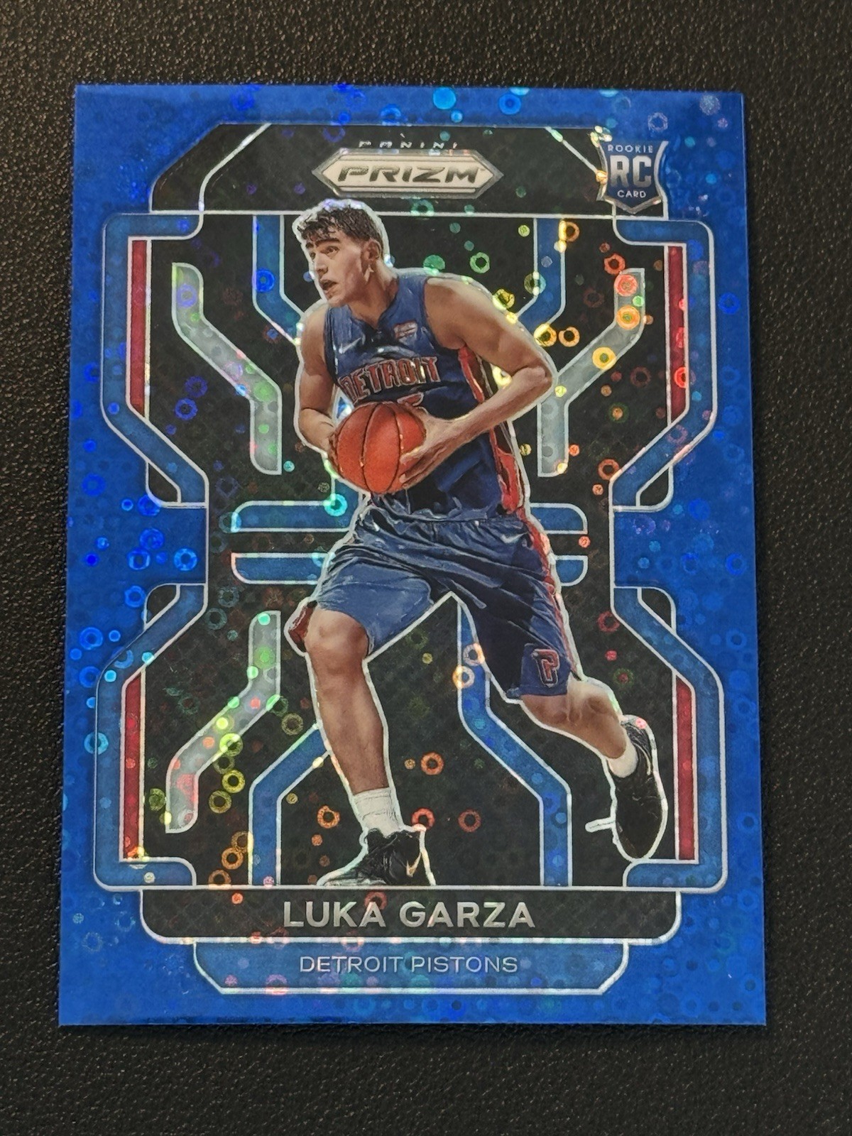 2021-22 Panini Prizm Fast Break Blue /150 Luka Garza #303 Rookie RC