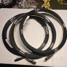 NEW Corning Single Mode Fiber Optic Cable 3-200 ft Black 434401EB4R3200F ROCTDRP