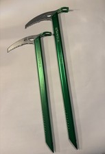 CAMP Corsa Ultralight Ice Axe Green Made in Italy 2 Piece Bundle Set READ