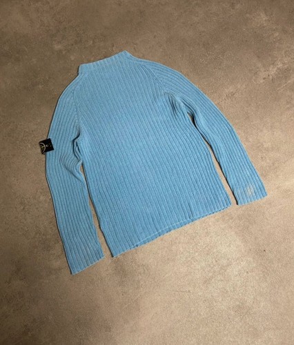 Vintage Stone Island Knit Sweater - Rare 100% Cotton … - Gem