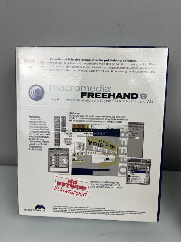 Macromedia Freehand 9 Education Edition New - Image 2 of 3