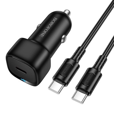 BOROFONE BZ34A Cloud PD20W Auto Schnellladegerät Set Typ C, mit Kabel d