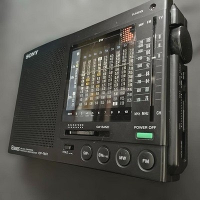 SONY 　BCLラジオ　ICF-7601 動作品　FM/MW/短波ラジオ SONY BCLラジオ ICF-7601 動作品 FM/MW/短波ラジオ