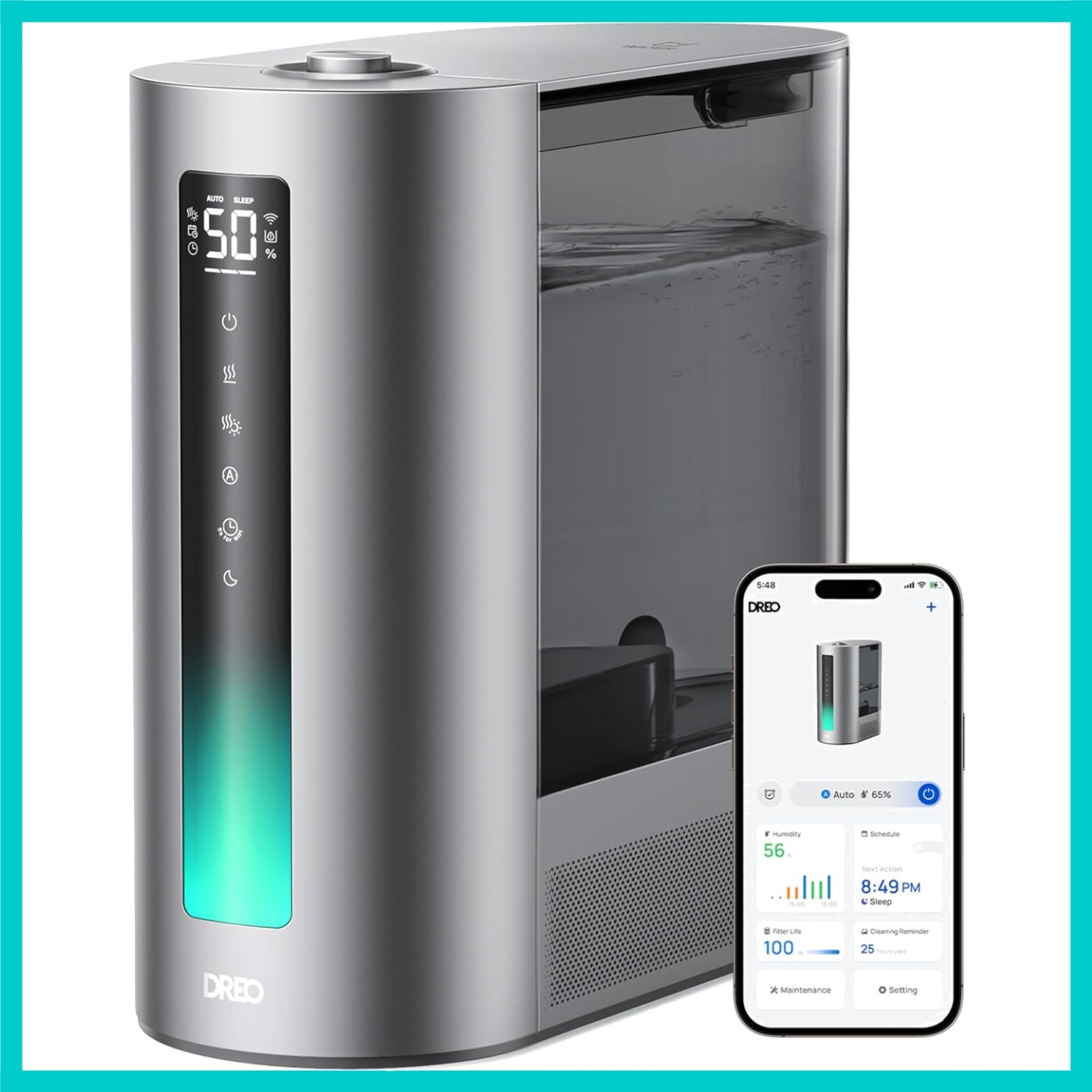 With Humidity Sensor & Timer - Perfect For Home