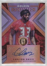 2018 Panini Gold Standard Golden Rookies Platinum 46/49 Carlton Davis Auto 0r2f