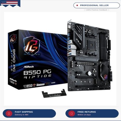 AMD B550 PG Riptide ATX Motherboard Dual Channel DDR4 4933 MHz AM4 Socket 128 GB