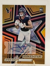 2025 Panini Rookies & Stars Jayden Higgins Orange Rookie Auto 027/199 #138