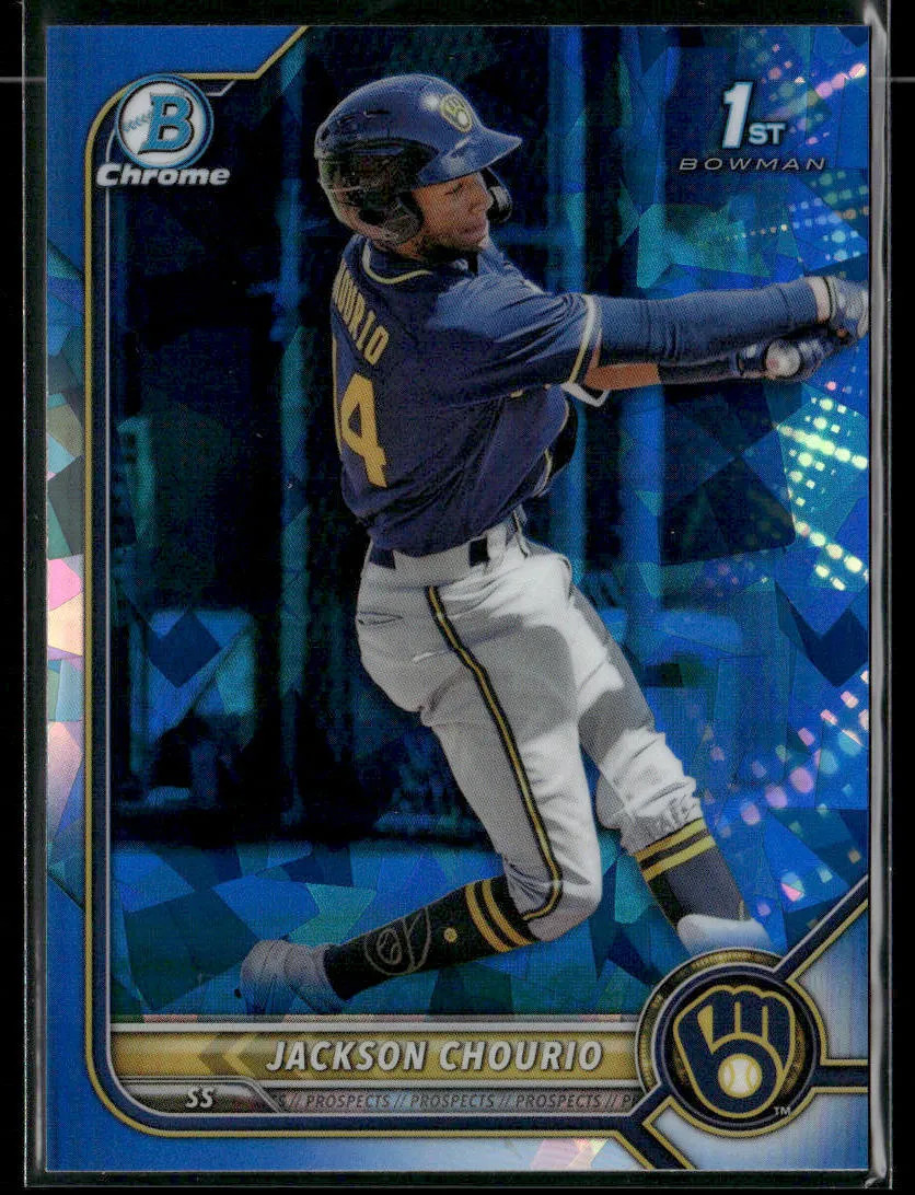 2022 Bowman Baseball Sapphire Jackson Chourio #BCP-79 1st Bowman