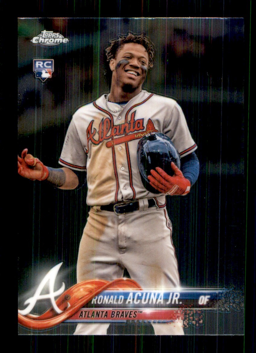 2018 Topps Chrome Update Ronald Acuna Jr. RC Atlanta Braves #HMT25