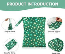 Wet Dry Bag for Baby Swimsuit, Small Wet Dry Bag for Clothes Diaper and Breas...