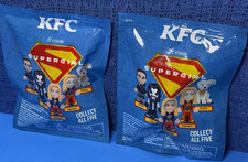 2026 KFC Meal Supergirl Movie Figurine Bag Clip Mystery DC Comics Sealed New x2