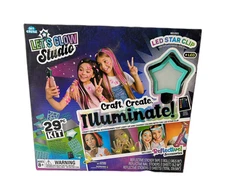 Let’s Glow Studio Light-Up DIY Kit 🌟 29-Piece LED Craft Set 💫 Glow Fashion NEW