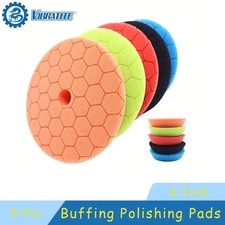 5 Stck. 6 Zoll 150 mm Sechskant-Logik Polierschaum Pads Auto f&uuml;r RO/DA Polierer