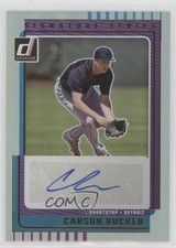 2025 Panini Donruss Signature Series Carson Rucker #SG-CRK Auto 1s5t
