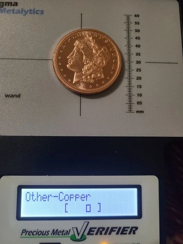 2 X 1 oz Ounce Copper Coin .999 Fine Bullion AVDP Proof Coin Morgan Dollar New