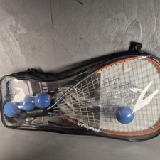 2 Ektelon 900 Power Level Racquet Ball Pack Set w/ Balls, Glasses Racquets