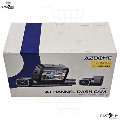 Azdome M660 4K 360° Dashcam 4CH WiFi GPS 3'' Display 128GB eMMC 24H Parken
