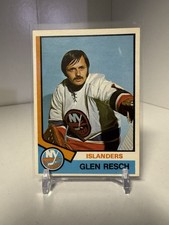 1974-75 O-Pee-Chee #353 Glenn Resch UER RC - NHL Hockey Card