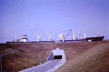 SEP 1964 Ship Dwight D. Eisenhower Lock St. Lawrence Seaway NY  Slide CF-D