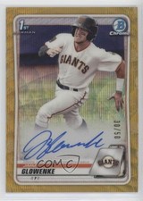 2020 Bowman Draft Chrome Picks Gold Wave Refractor 30/50 Jimmy Glowenke Auto 0wq