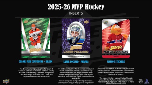 2025/26 Upper Deck MVP Hockey Hobby Box #MEF - Picture 8 of 11
