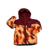Columbia Mighty Mogul Kids Ski Jacket - Size XS 6/7 Red Orange Discounted