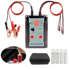 Automotive Fuel Injector Tester Cleaner Kit DIY Cleaning Tools w/8 Pulse Modes