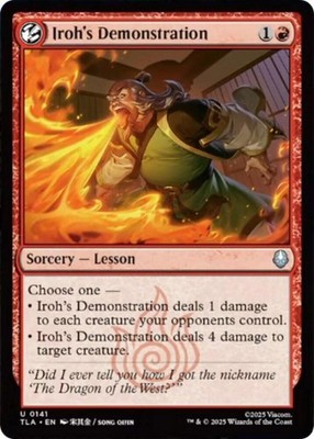 Iroh's Demonstration TLA 141 Normal English NM - MTG