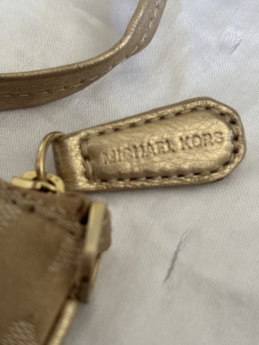 Michael Kors złota metaliczna nadgarstka - Zdjęcie 3 z 4