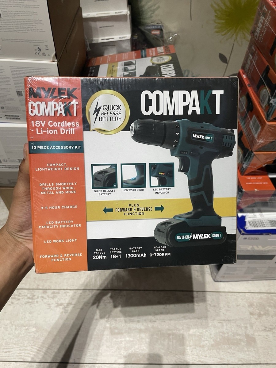 18v Cordless Mylek Cordless Drill Mylek Drill Battery MYLEK 18V Li