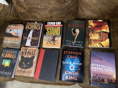 Stephen King Books Lot of 10All Scribner First Editions Horror Fiction Book