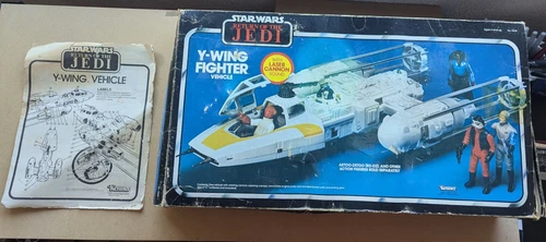 Star Wars BOX & INSTRUCTIONS ONLY *NO VEHICLE* Vintage 1983 Y-Wing Return Kenner