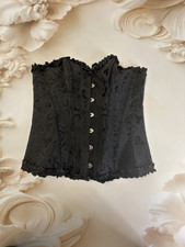 Unbranded black corset Lingerie size M strapless