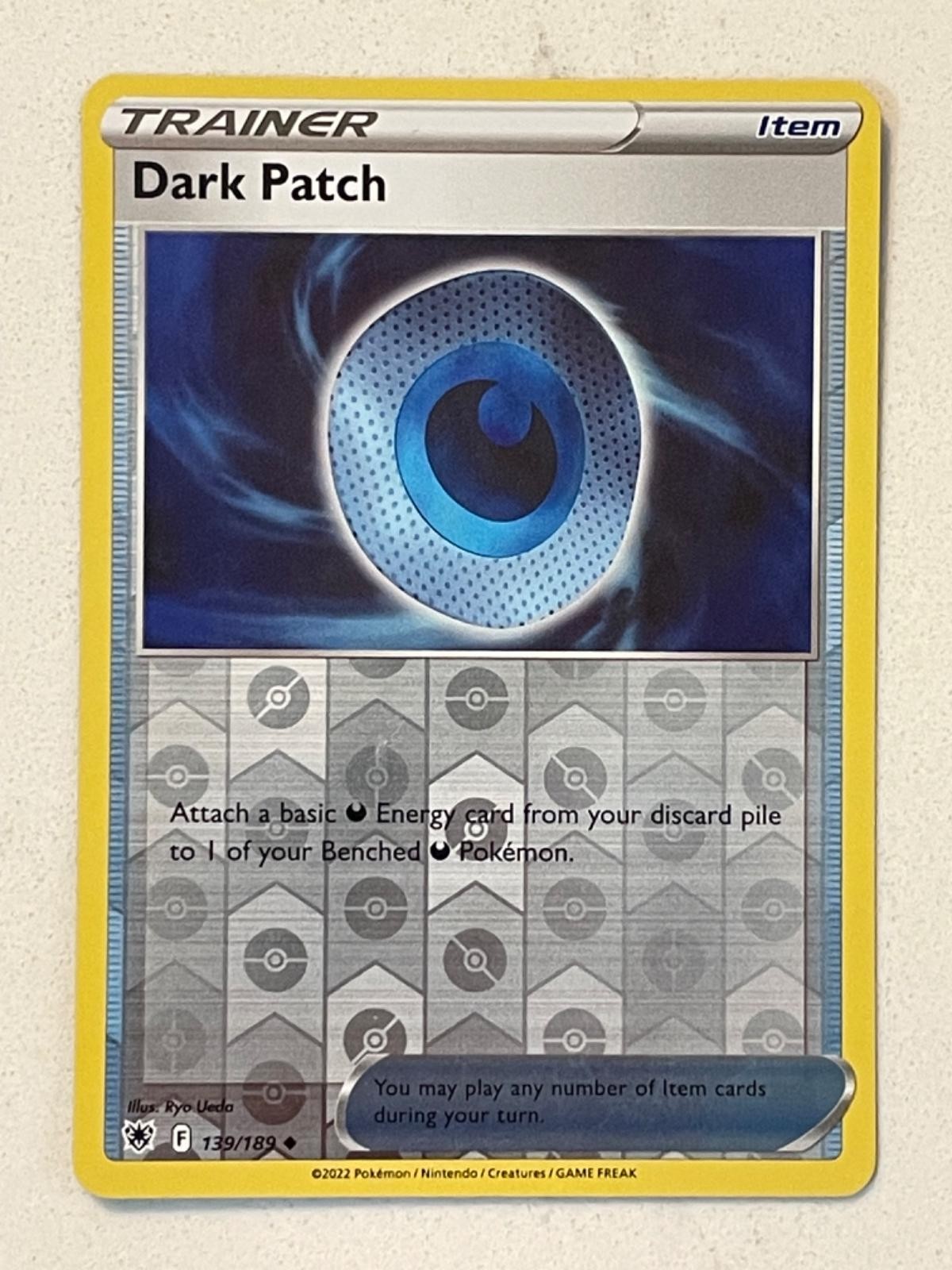 Dark Patch 139/189 SWSH10: Astral Radiance Reverse Holofoil