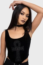 KILLSTAR Grimwhisper Corset Top In Black