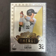 BBM 2026 Chiba Lotte Marines Toshiya Sato Baseball Card Insert Japan
