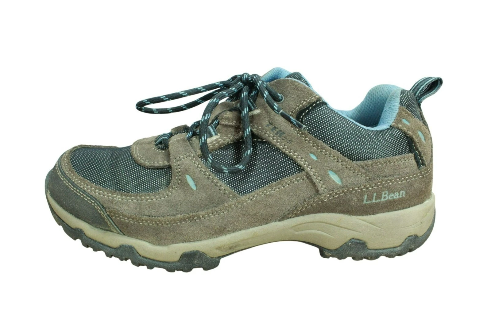 LL Bean Model 4 Men's Brown Suede Lace Up Waterproof Trail Hiking Boots 8.5 M