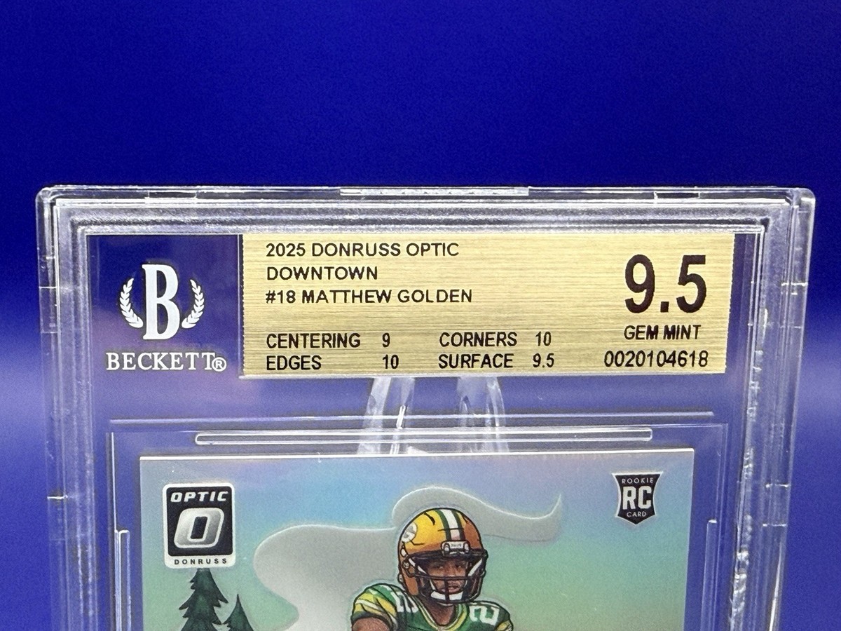 2025 Panini Donruss Optic - Downtown Matthew Golden #18 (RC) for