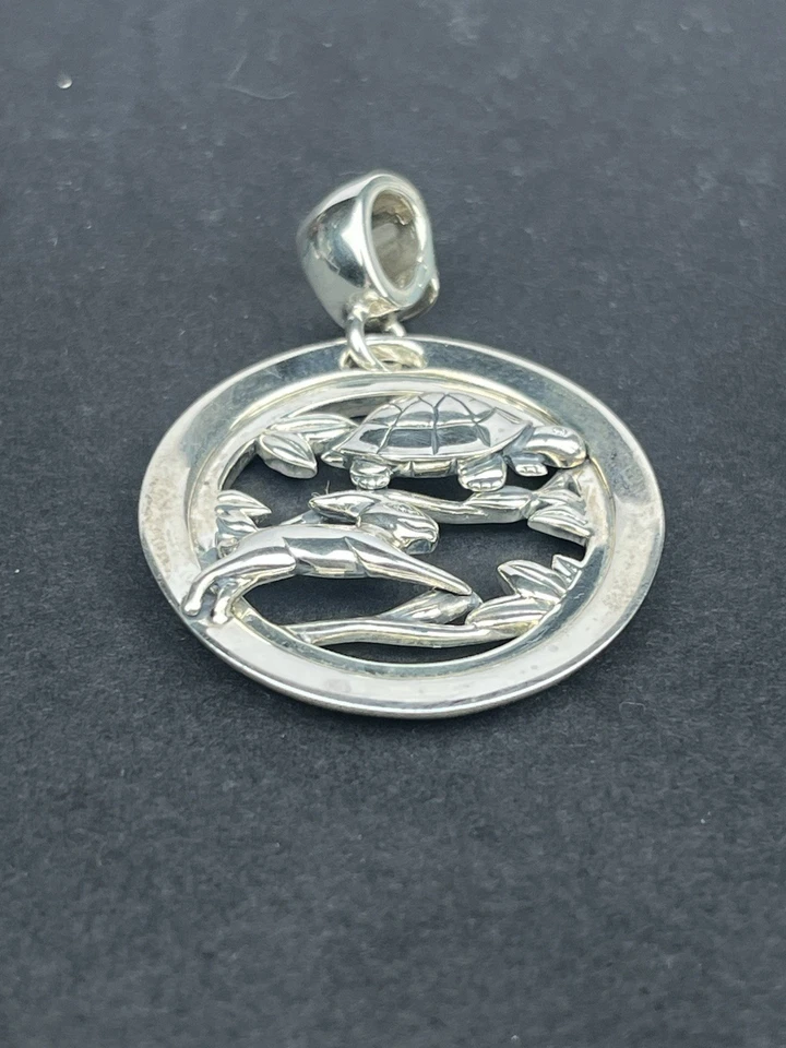 BARRY KIESELSTEIN CORD 2007 .925 Sterling Silver TORTOISE & HARE Pendant 17g - Image 2 of 4
