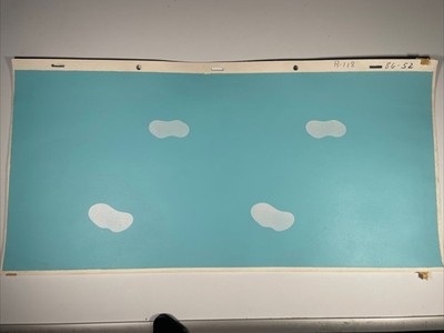 LOONEY TUNES HANNA-BARBERA Animation Cel PANORAMIC PRODUCTION BACKGROUND 50s-70s