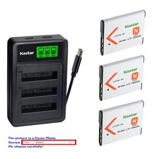Kastar Battery Triple Charger for Sony NP-BN1 DSC-W310 W320 W330 W350 W360 W380