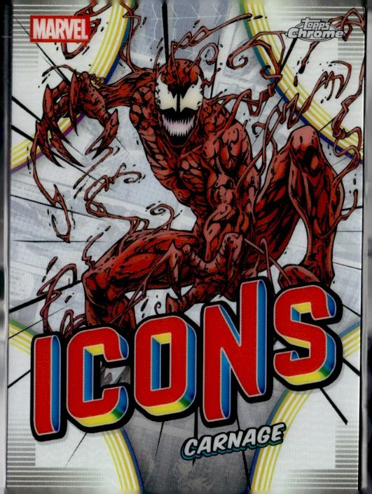 2026 Topps Chrome Marvel Comics #MI-02 Carnage Marvel Icons