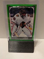 2021-22 O-Pee-Chee Neon Green Border 13/50 Malcolm Subban #326
