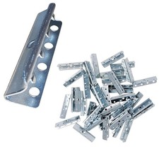 50 13mm Webbings Clips Metal Ends for Chair Webbing Upholstery Repair for S...