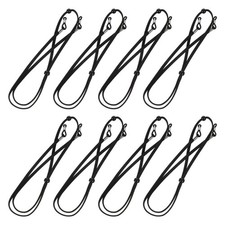 Multi Purpose Black Cloth Glasses Rope Strap Durable Eyewear Chain