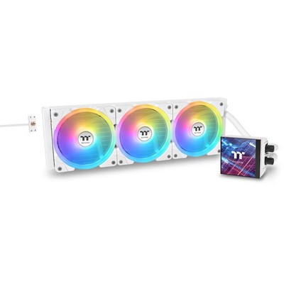 Thermaltake MAGFloe 420 Ultra ARGB Sync AIO Liquid Cooler, Wasserkühlung, weiß