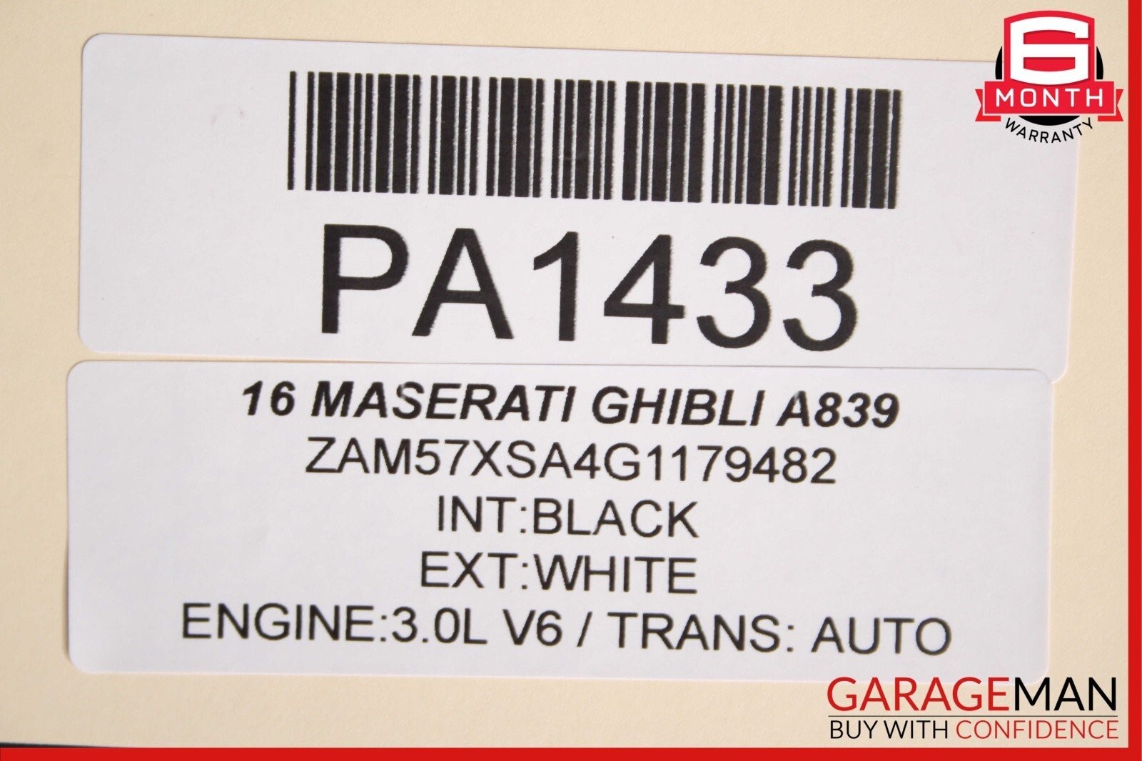 Maserati Ghibli 2014-2017 FRONT+RIGHT Door panel