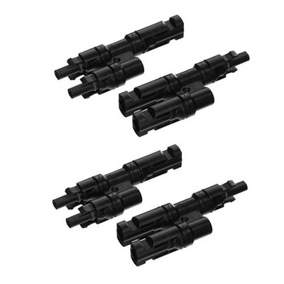 1-10 Pairs Solar Panel T Branch Connectors Cable Splitter Coupler Combiner XZ