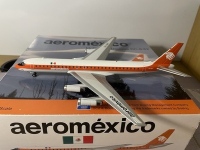 UNBRANDED ( INFLIGHT ) 1:200, AEROMEXICO, DC-8-62, XA-AMT